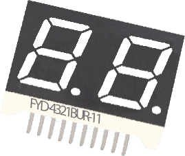 Светодиодные цифровые индикаторы FYD-4321AUR-11 Светодиодные цифровые индикаторы FYD-4321AUR-11
