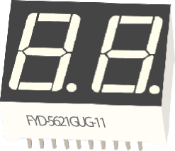 Светодиодные цифровые индикаторы FYD-5621LUB-11