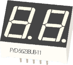 Светодиодные цифровые индикаторы FYD-5623BY-11
