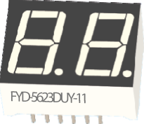 Светодиодные цифровые индикаторы FYD-5623DPG-11 Светодиодные цифровые индикаторы FYD-5623DPG-11