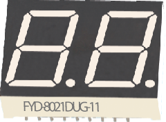 Светодиодные цифровые индикаторы FYD-8021CUY-11 Светодиодные цифровые индикаторы FYD-8021CUY-11