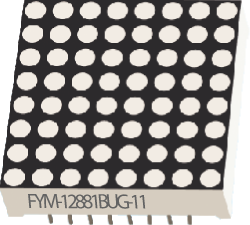 Светодиодные матрицы FYM-23881AUG-11