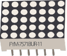 Светодиодные матрицы FYM-40571DE-11
