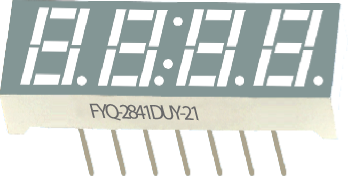 Светодиодные цифровые индикаторы FYQ-2841CUG-11 Светодиодные цифровые индикаторы FYQ-2841CUG-11