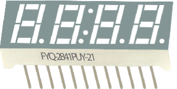 Светодиодные цифровые индикаторы FYQ-2841PUA-11 Светодиодные цифровые индикаторы FYQ-2841PUA-11