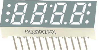 Светодиодные цифровые индикаторы FYQ-3041GUB-11