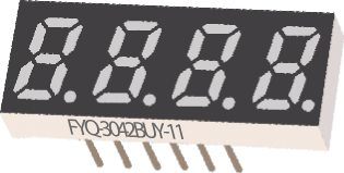 Светодиодные цифровые индикаторы FYQ-3042BUY-11