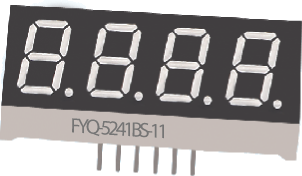 Светодиодные цифровые индикаторы FYQ-5241BUA-11 Светодиодные цифровые индикаторы FYQ-5241BUA-11