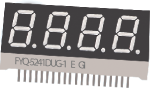 Светодиодные цифровые индикаторы FYQ-5241DUY-11