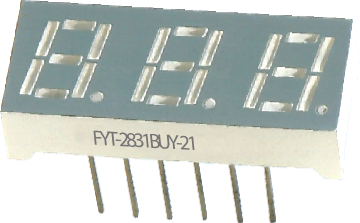 Светодиодные цифровые индикаторы FYT-2831BG-11